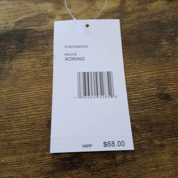 **Sold on Mercari** Betsey Johnson Purple Floral Long Checkbook Wallet - Picture 8 of 8